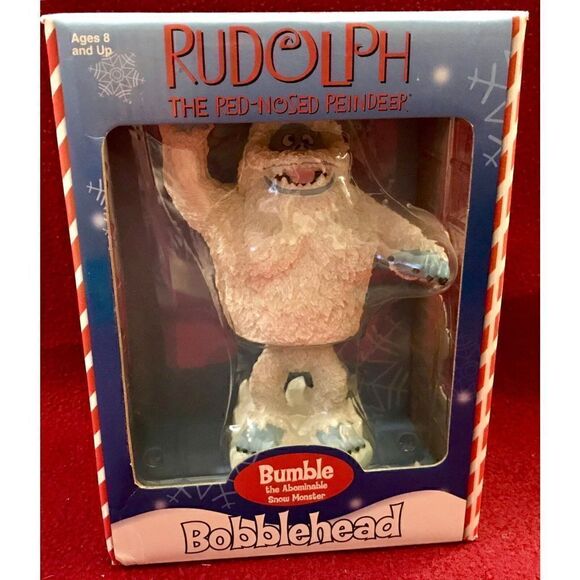 Misfit Bumble the Abominable Snowman Bobble Head Doll Island Of Misfit Toys NIP - Picture 5 of 5